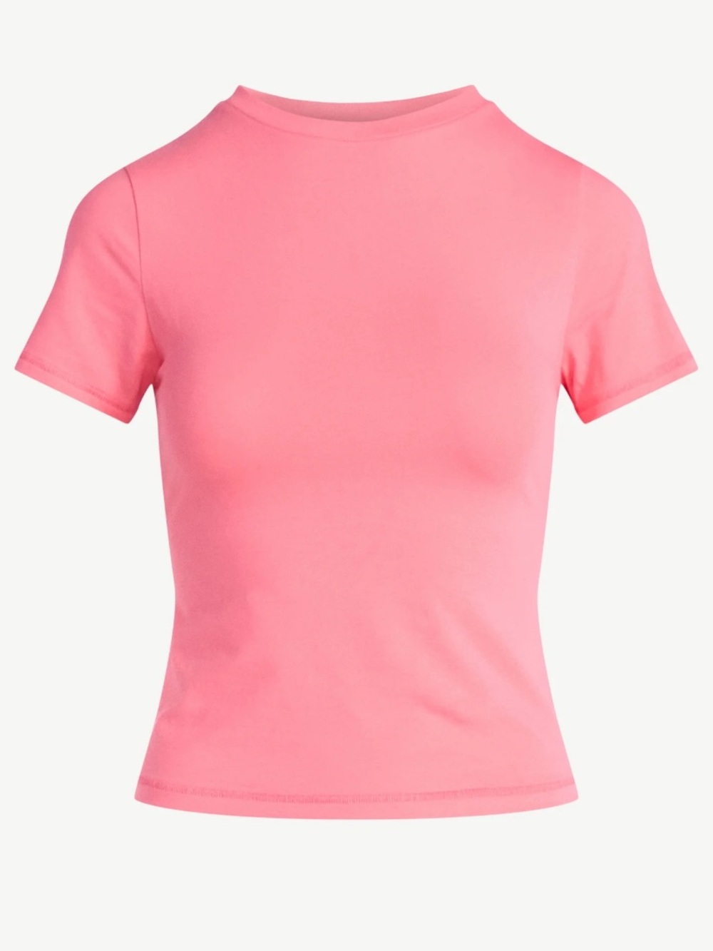 Scoop Women’s Stretch Cotton Blend Baby Tee with Short Sleeves